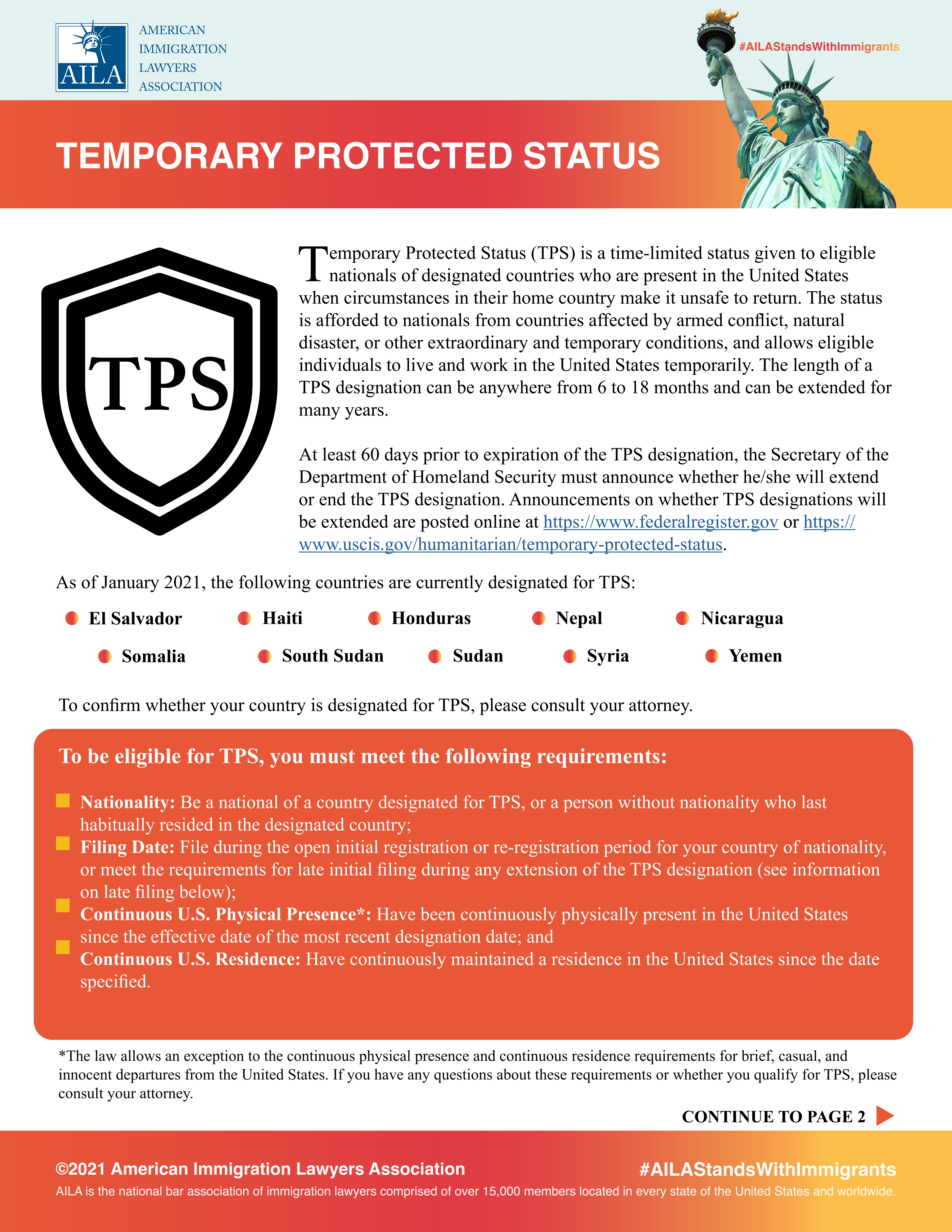 TEMPORARY PROTECTED STATUS