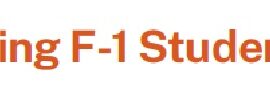 Maintaining F-1 Student Status