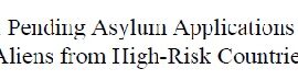 Hold and Review of all Pending Asylum Applications and all USCIS Benefit Applications Filed by Aliens from High-Risk Countries